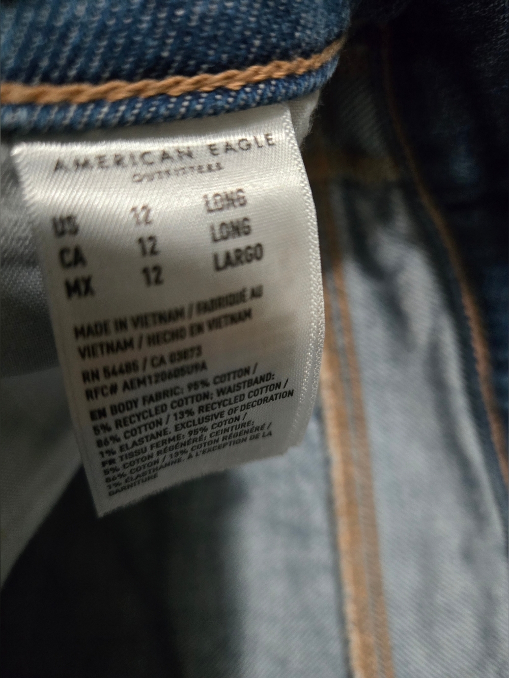 American Eagle Outfitters Distressed Blue Ripped Jeans - Picture 13 of 16